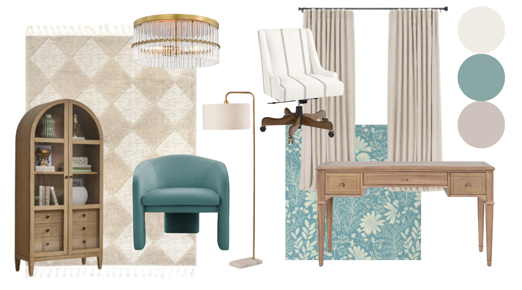 Room Makeover Mood Board designed by Kristy Letterly